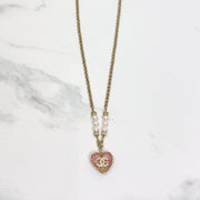 Chanel 23P CC Double Heart Necklace - Jiaxyk
